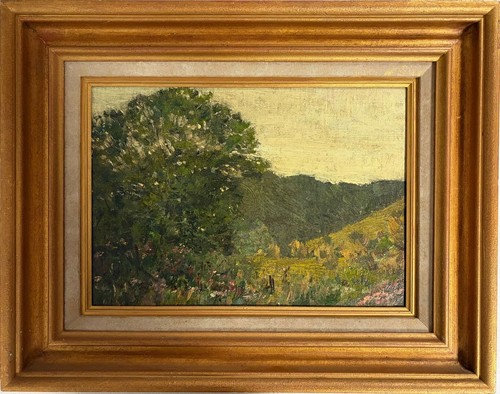 Barbizon school trees by a - barbizon,