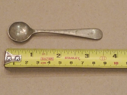 Antique condiment spoon - spoon, –
