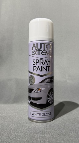Gloss white spray paint - white,