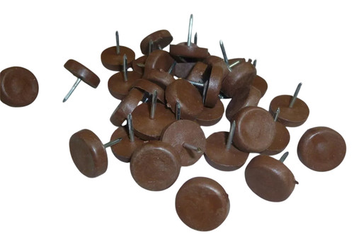 Chair glides brown - chair, nylon