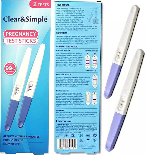 Pregnancy test sticks - x,