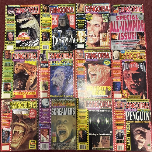 Early fangoria magazine lot - early,
