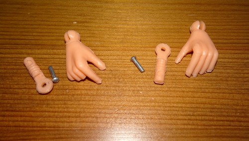 Palitoy action man hands - man, early