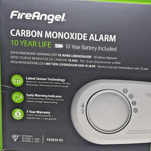 Fireangel carbon monoxide - fireangel,