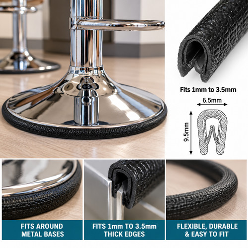 Bar stool base - bar, edge